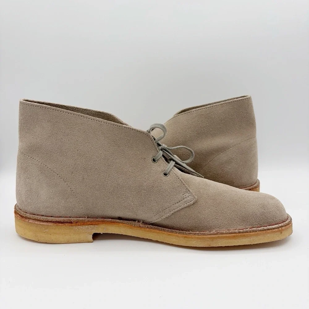 Clarks Originals Desert Boot Made in England Sand Suede Size 10 M Deadstock New